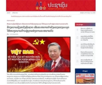  Lao newspaper hails Vietnam’s "era of national rise" 
